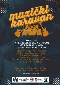 Pročitajte više o članku POKRENUT PROJEKAT KREATIVNIH MUZIČKIH RADIONICA ZA MLADE – “MUZIČKI KARAVAN”